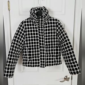 NWT BCBGMAXAZRIA Women's Black and White Jacket